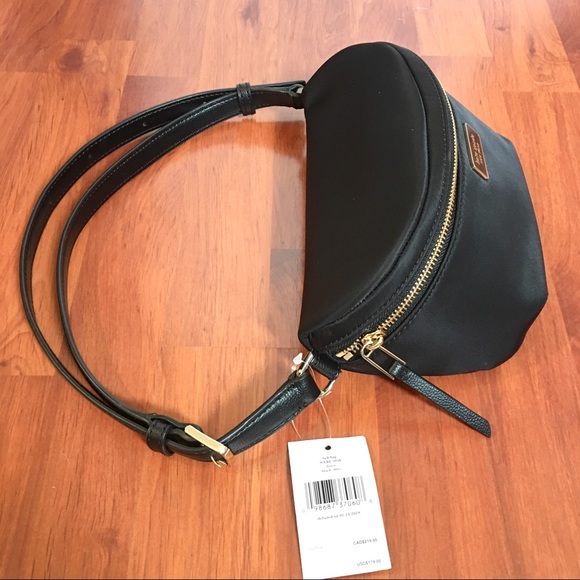 🎁 NWT Kate Spade Black Dawn Belt Bag Fanny Pack - Picture 4 of 8